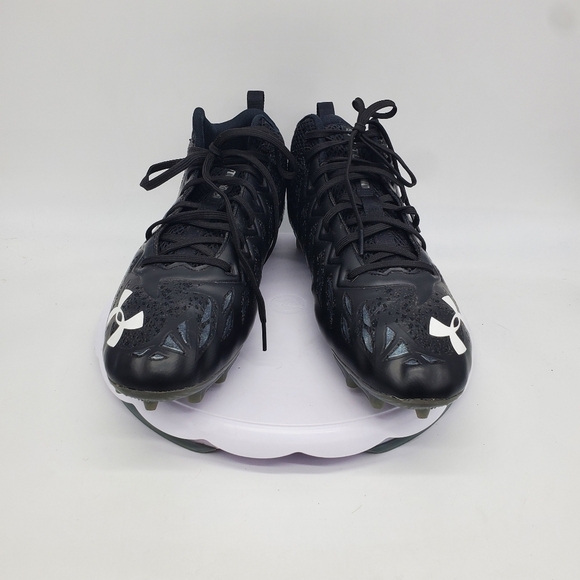 Under Armour Shoe Men\'s 12 Spotlight MC Football Cleats 3023959-001 Black main image 4